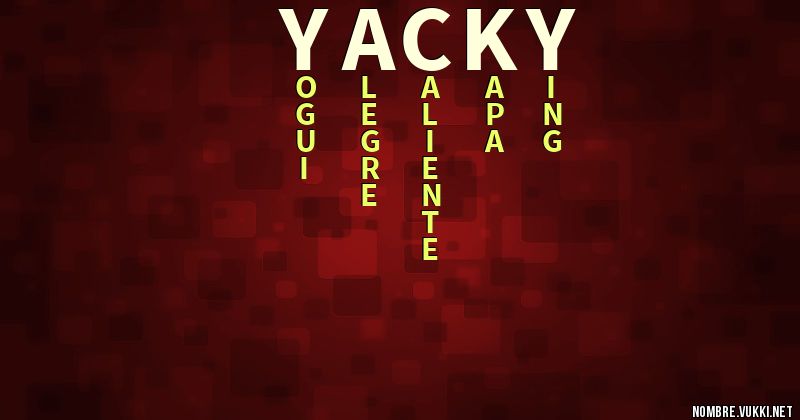 Acróstico yacky