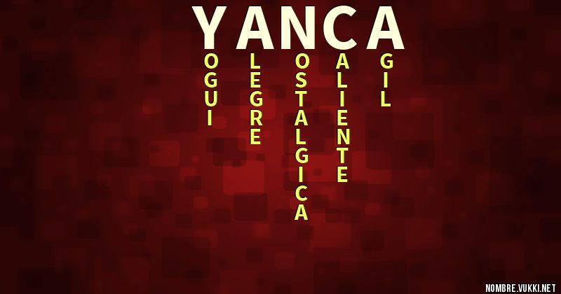 Acróstico yanca