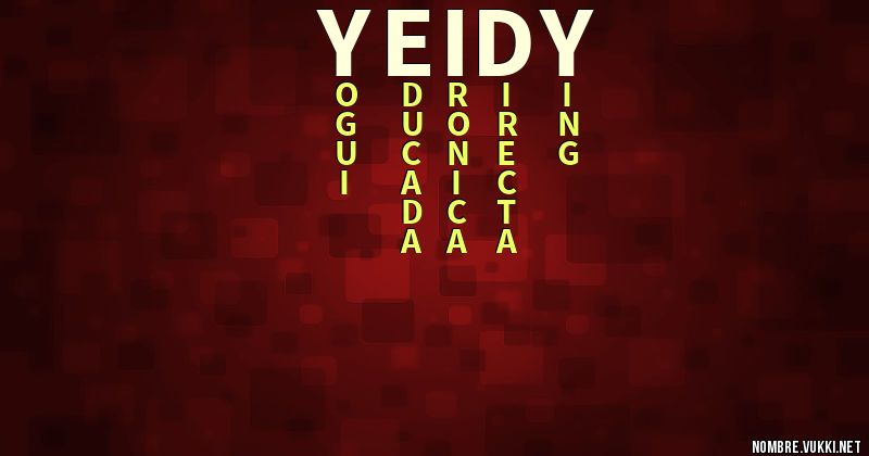 Acróstico yeidy