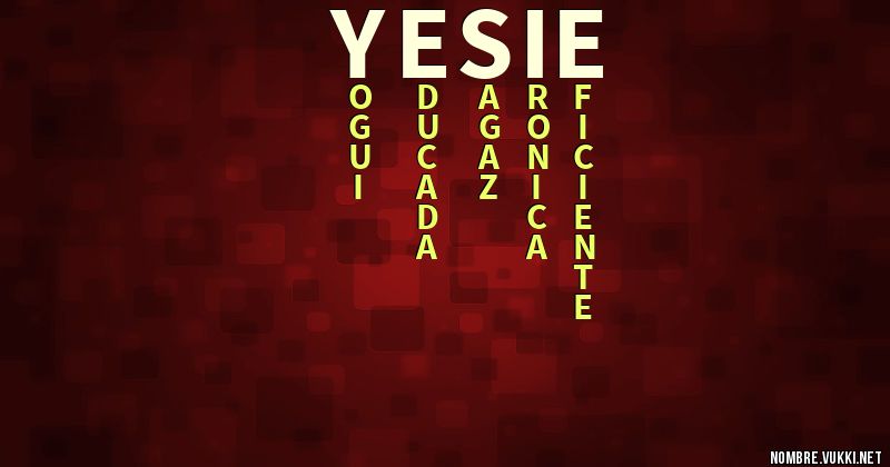 Acróstico yesie