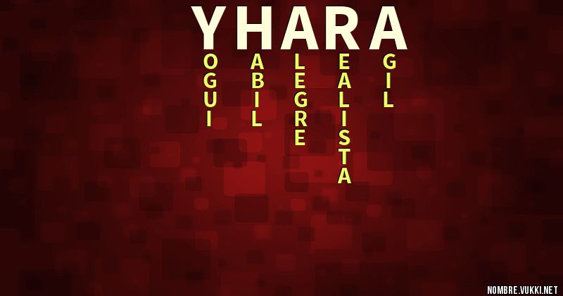 Acróstico yhara