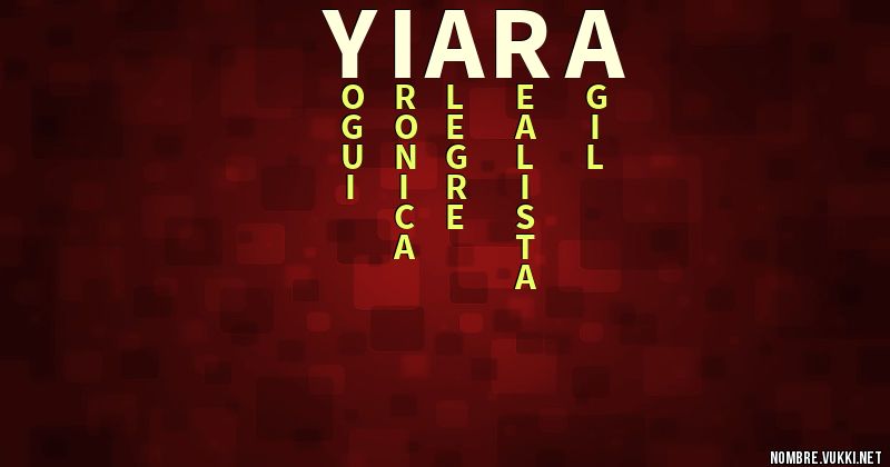 Acróstico yiara