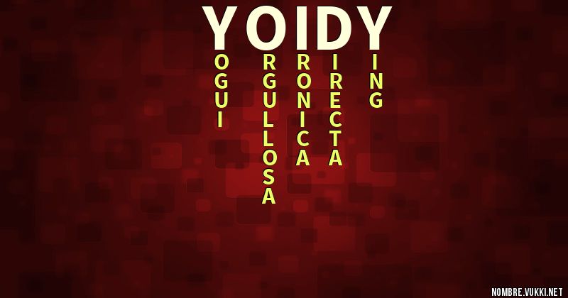 Acróstico yoidy