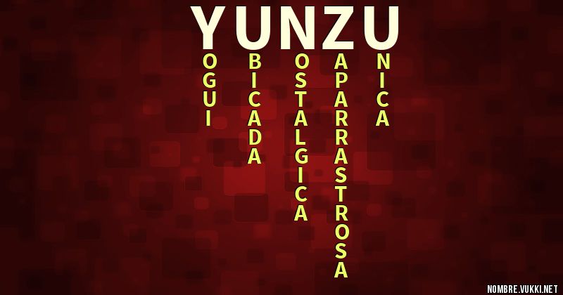 Acróstico yunzu