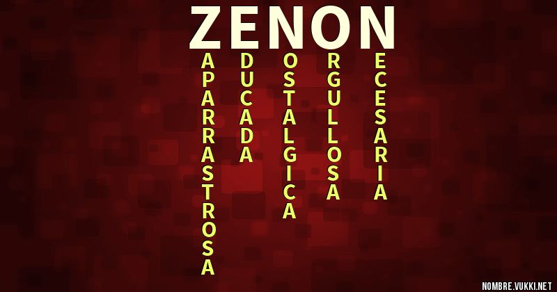 Acróstico zenon