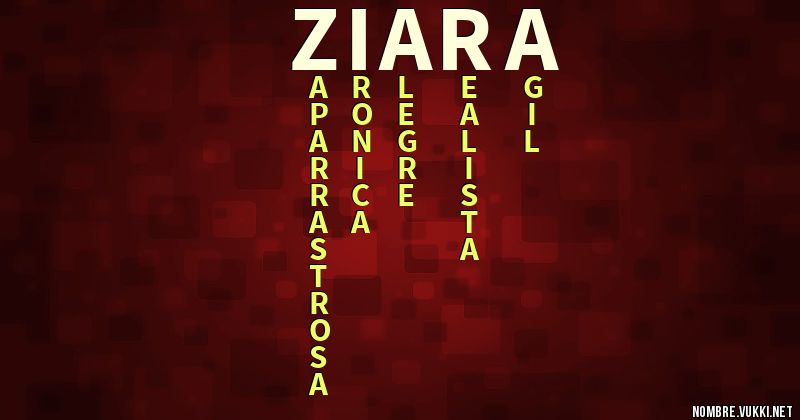 Acróstico ziara