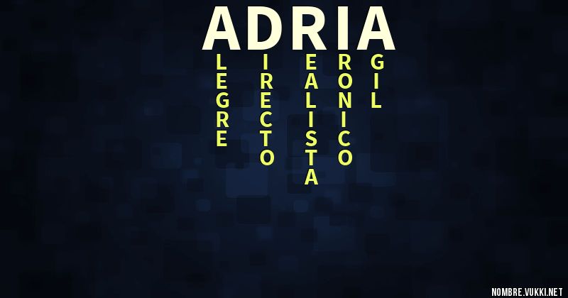 Acróstico adrià