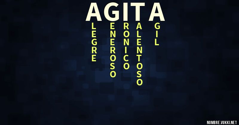 Acróstico agÜita
