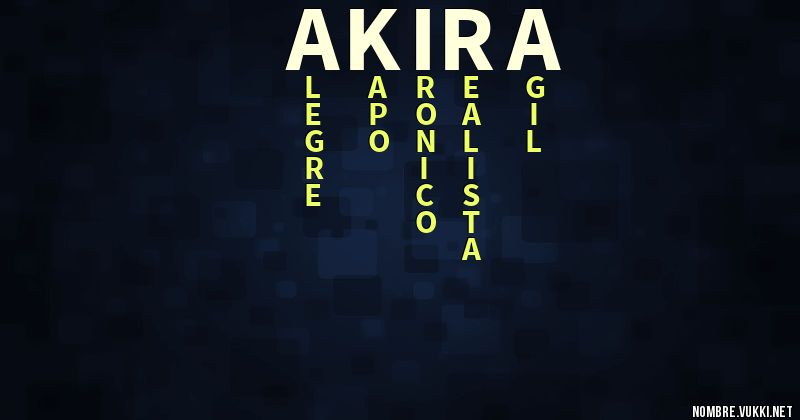 Acróstico akira
