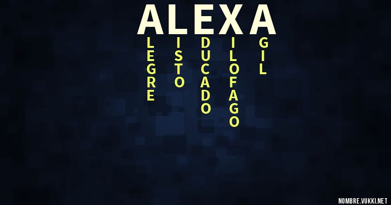 Acróstico alexa