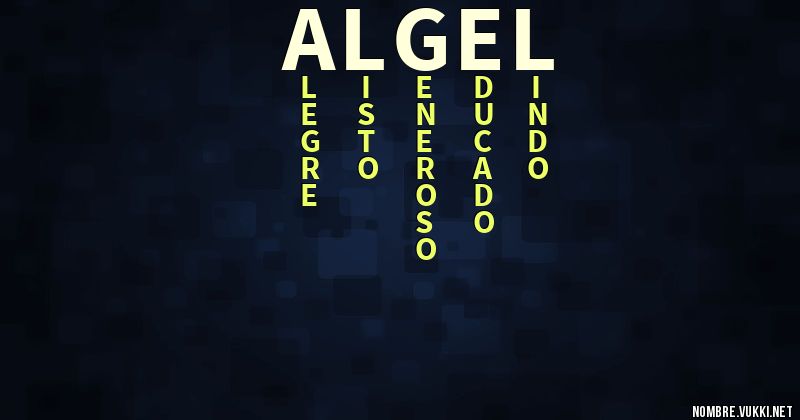 Acróstico algel