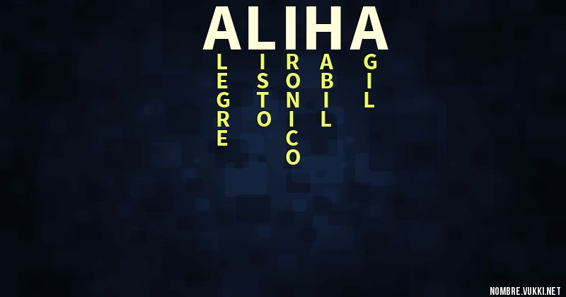 Acróstico aliha