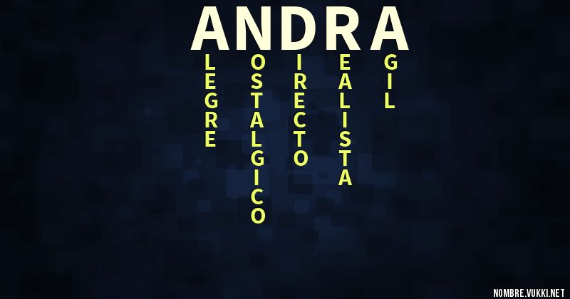 Acróstico andra