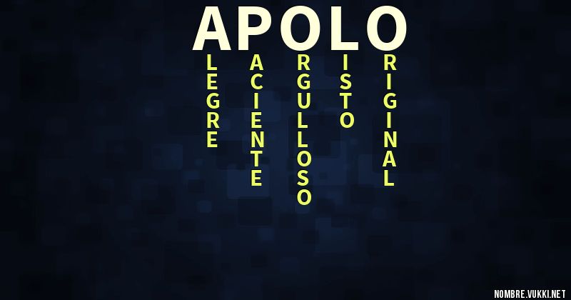 Acróstico apolo