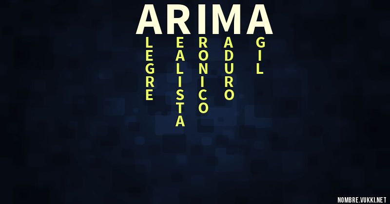 Acróstico arima