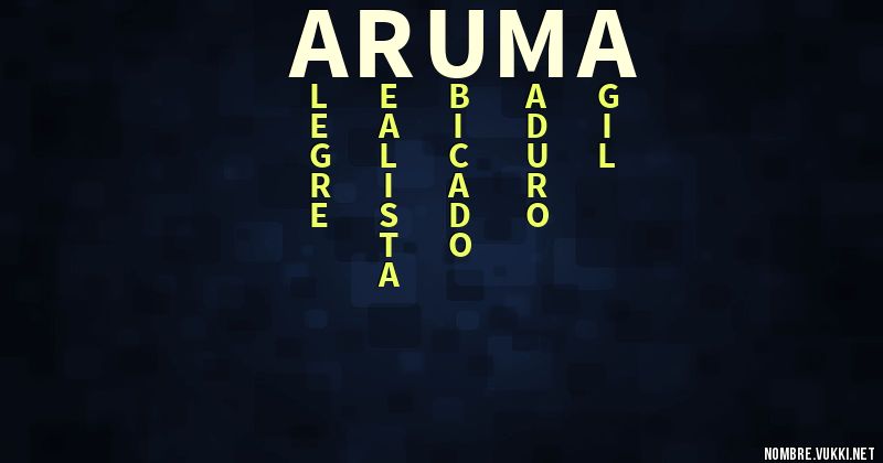 Acróstico aruma