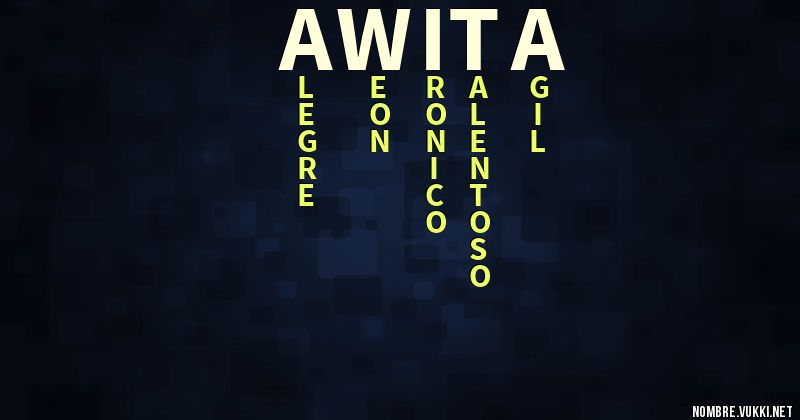 Acróstico awita
