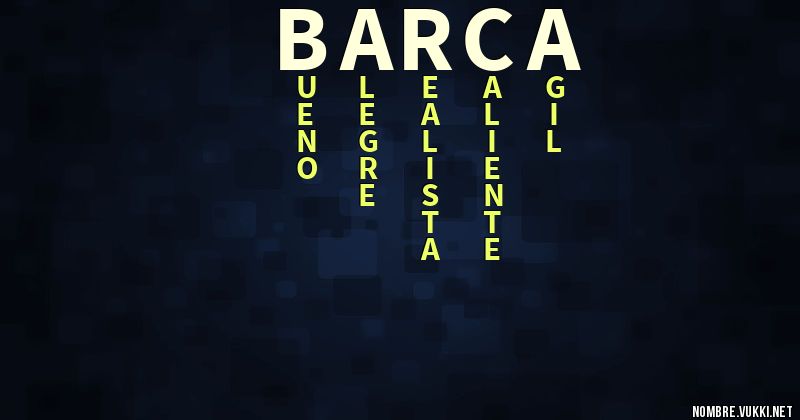 Acróstico barça