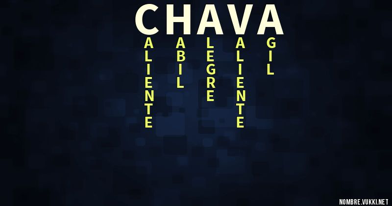 Acróstico chava