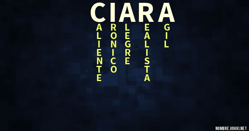 Acróstico ciara