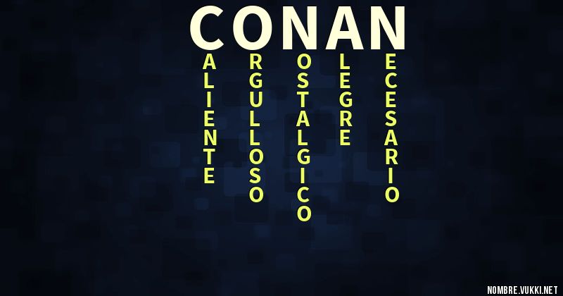 Acróstico conan