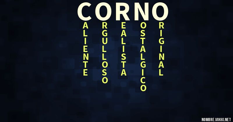 Acróstico corno