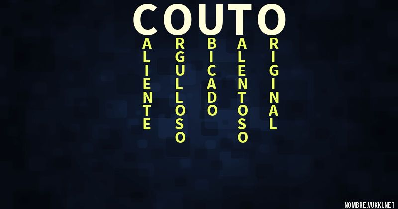 Acróstico couto