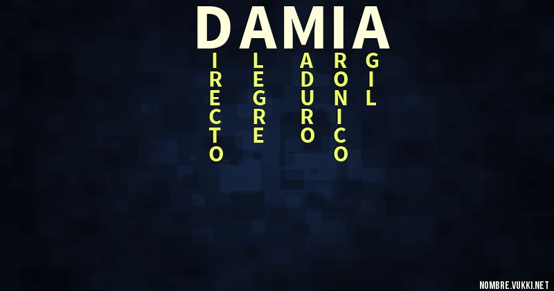 Acróstico damia