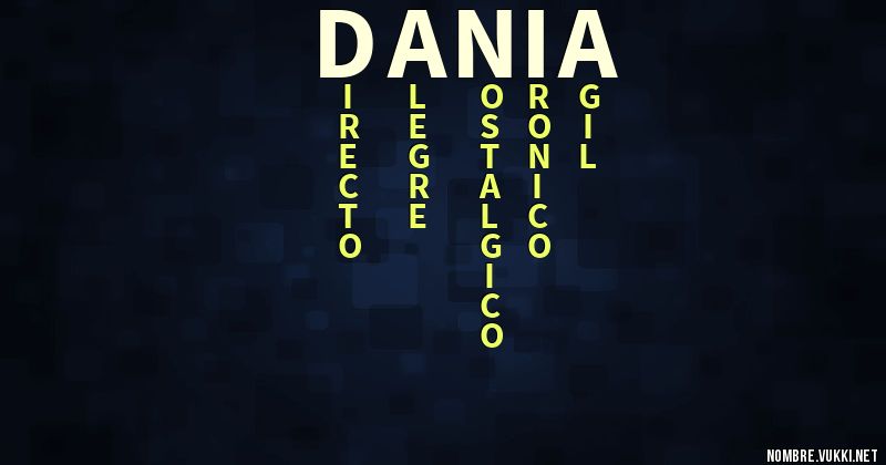 Acróstico dania