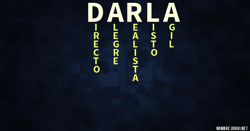 Acróstico darla