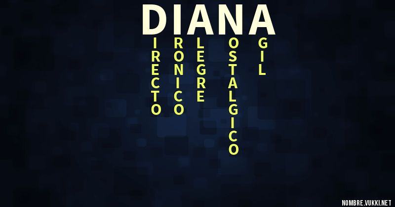 Acróstico diana