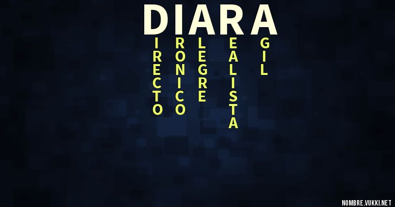 Acróstico diara