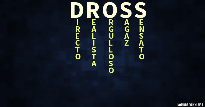 Acróstico dross