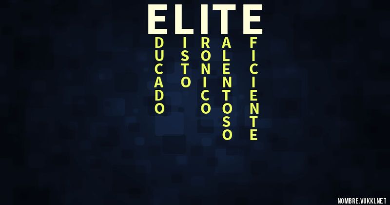 Acróstico elite