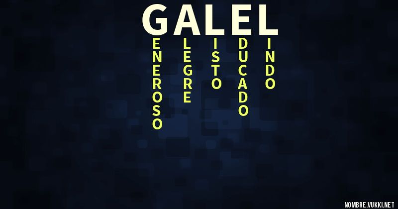 Acróstico galel