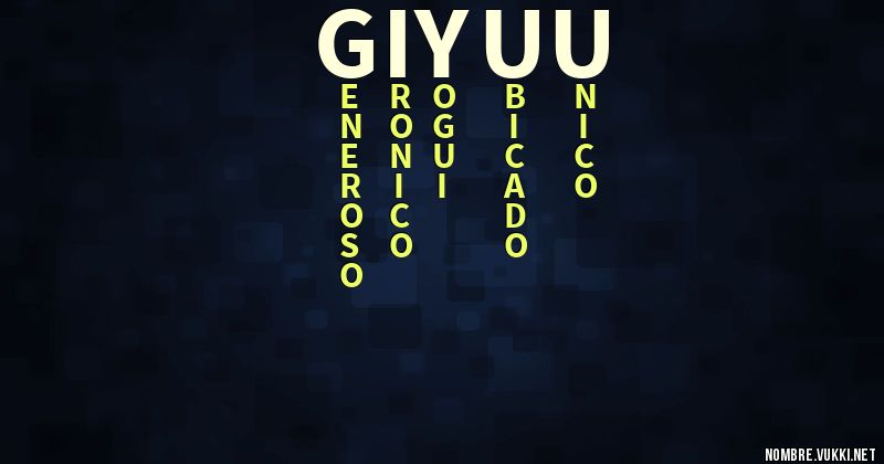 Acróstico giyuu