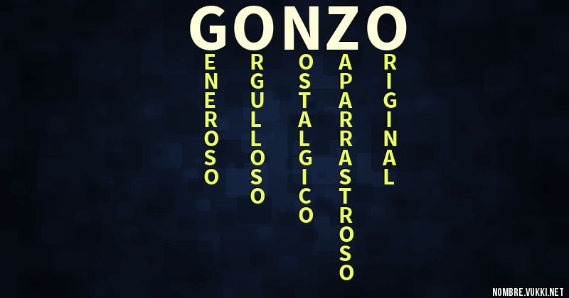 Acróstico gonzo