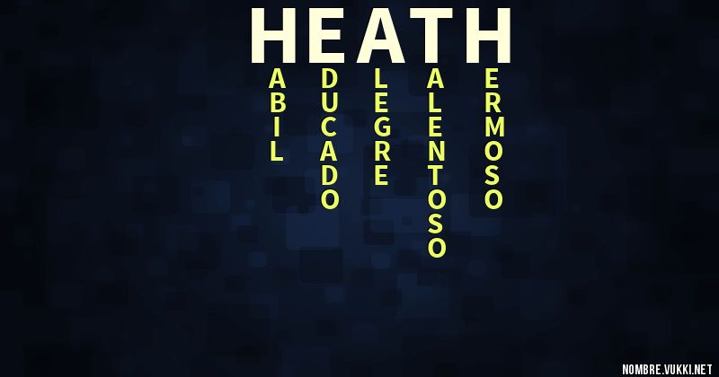 Acróstico heath
