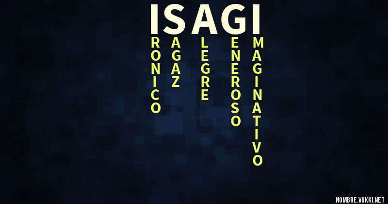 Acróstico isagi