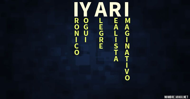 Acróstico iyari