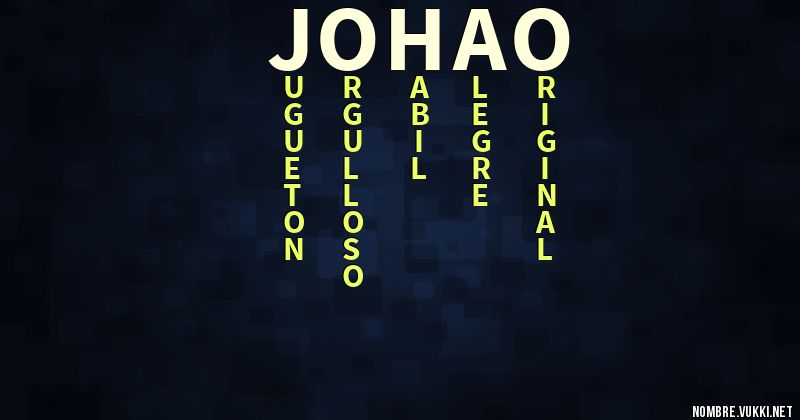 Acróstico johao