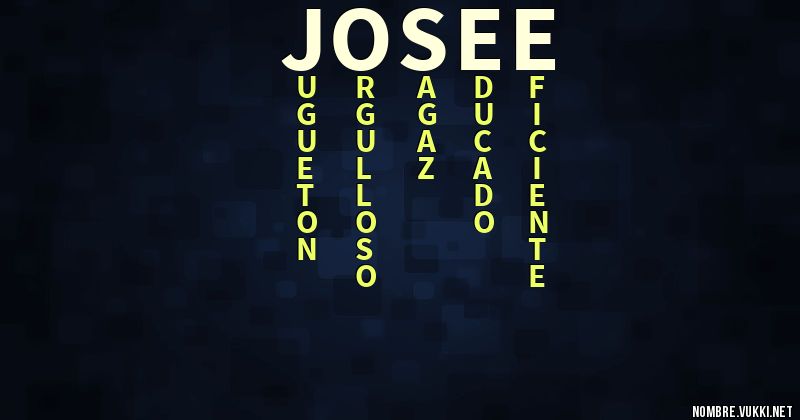 Acróstico josee