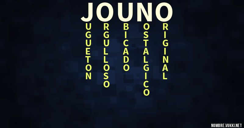 Acróstico jouno