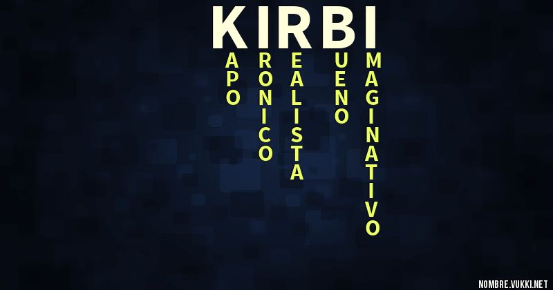 Acróstico kirbi