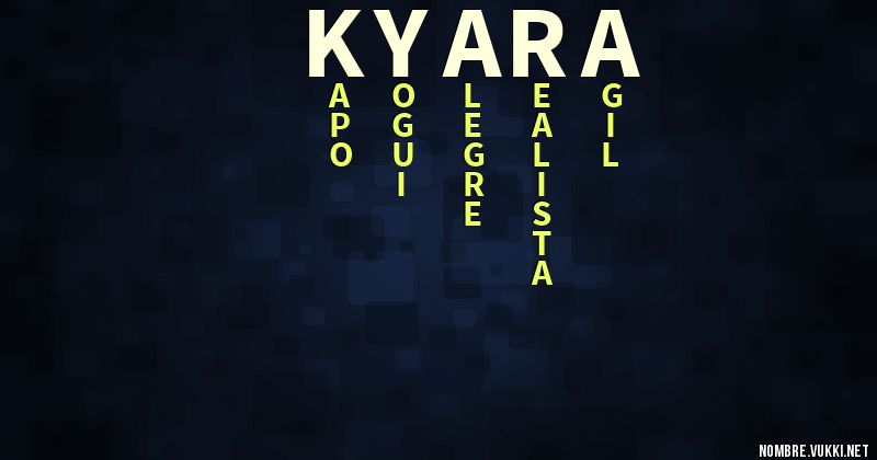 Acróstico kyara