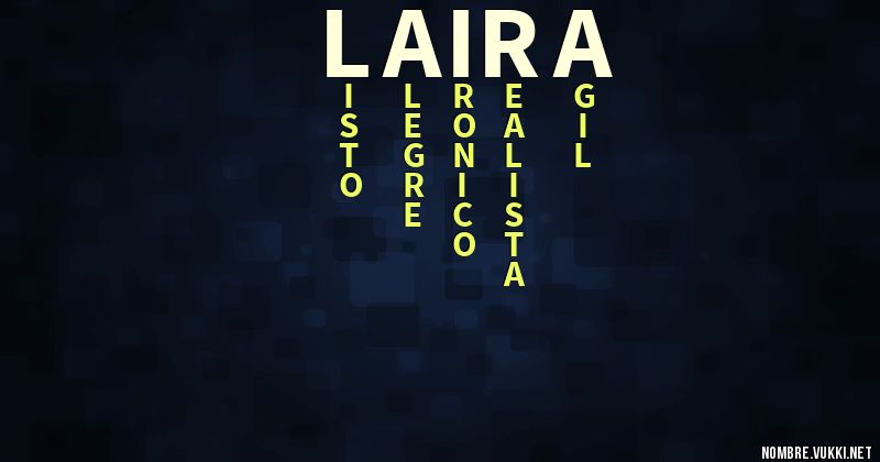 Acróstico laira