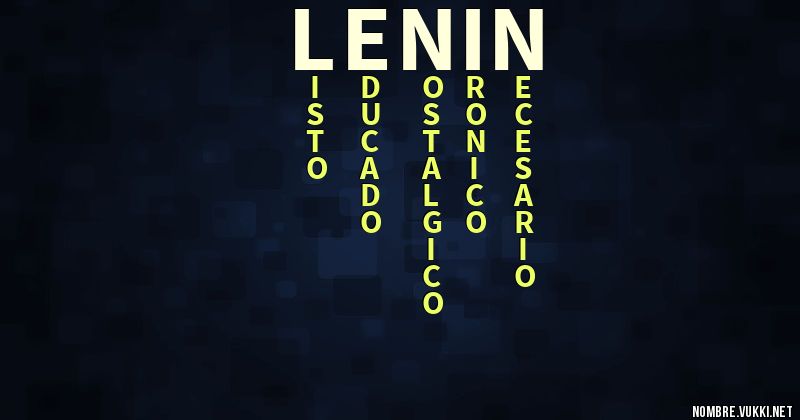 Acróstico lenin