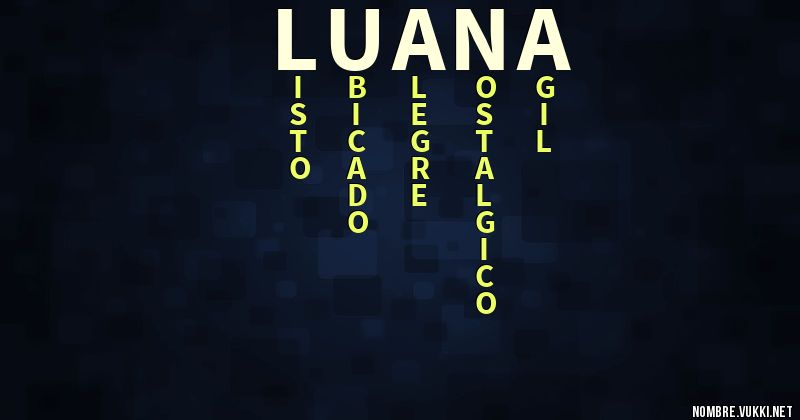 Acróstico luana