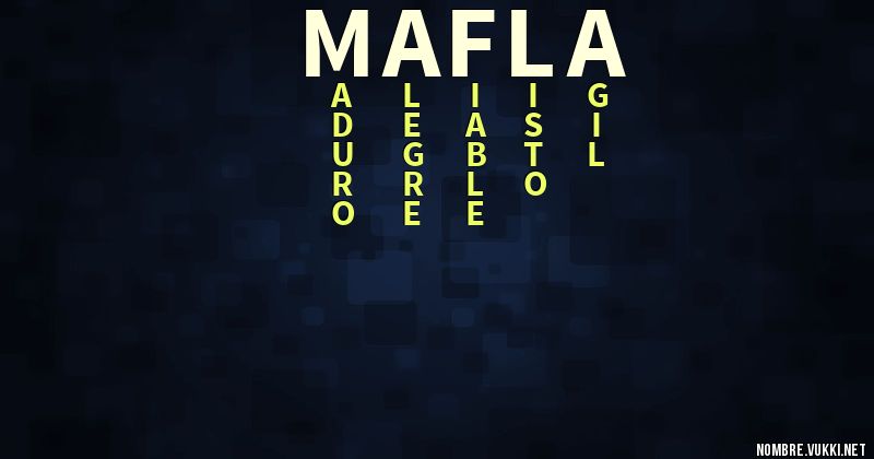 Acróstico mafla