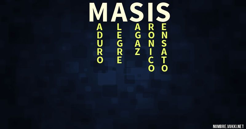Acróstico masis